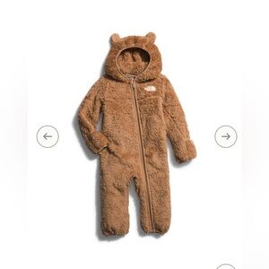 The North Face bear one piece bunting size 6-12 months